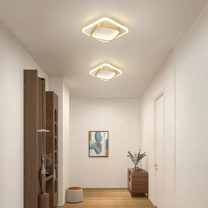 Kwadratowa lampa sufitowa LED
