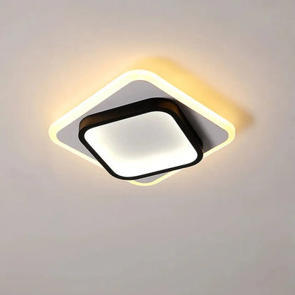 Kwadratowa lampa sufitowa LED