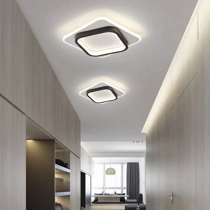 Kwadratowa lampa sufitowa LED
