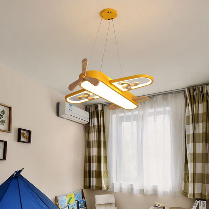 Lampa wisząca LED samolot