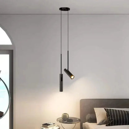 Suspension avec tête cylindrique orientable de type spot