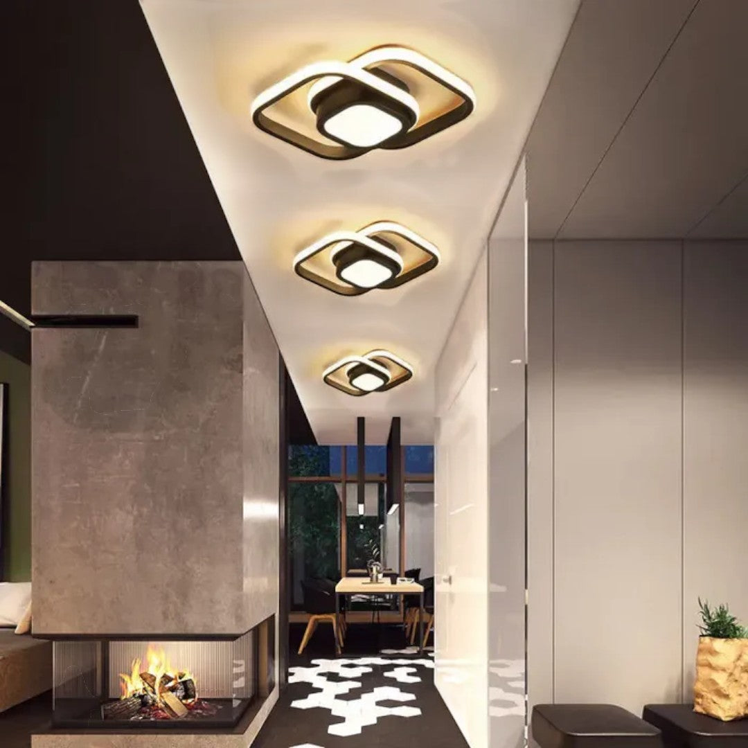 Lampa sufitowa LED podwójny pierścień
