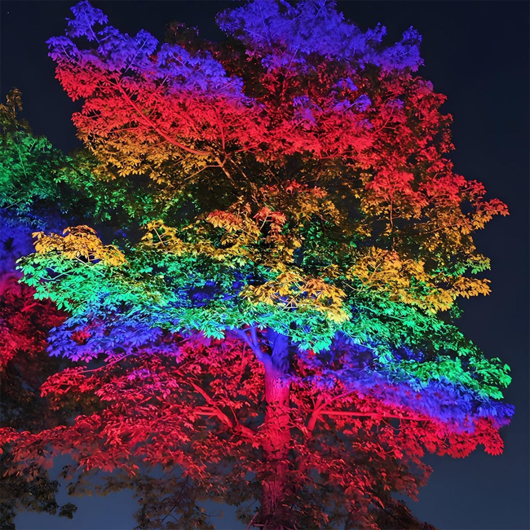Projecteur LED RGB extérieur