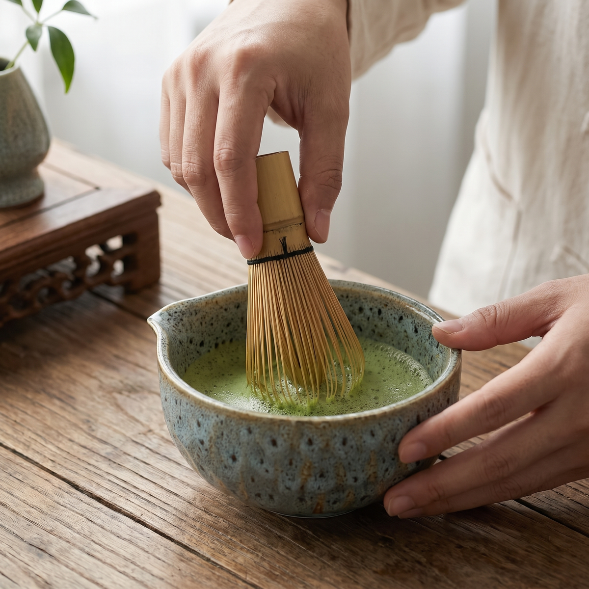 Ensemble en céramique pour matcha