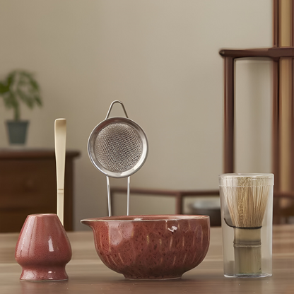 Ensemble en céramique pour matcha