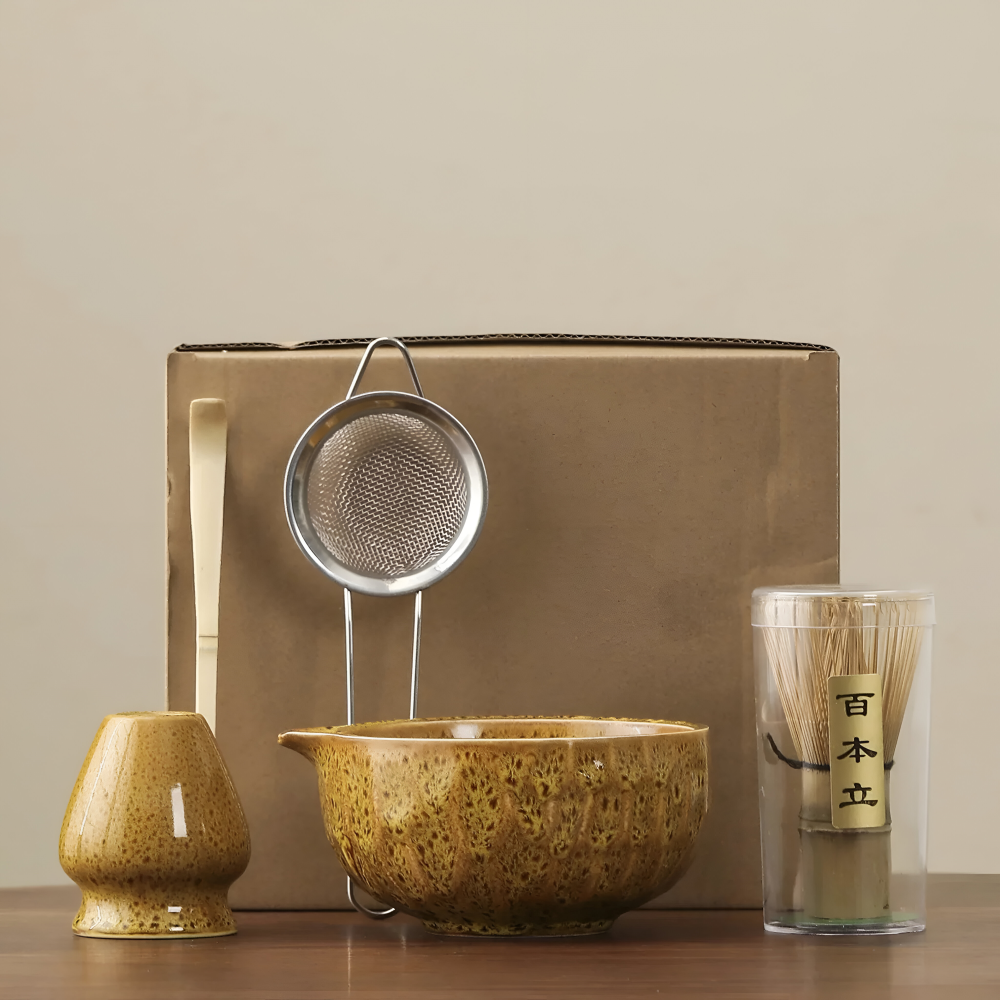 Ensemble en céramique pour matcha