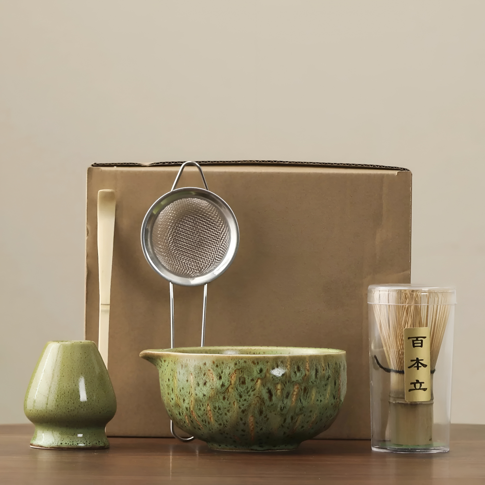 Ensemble en céramique pour matcha