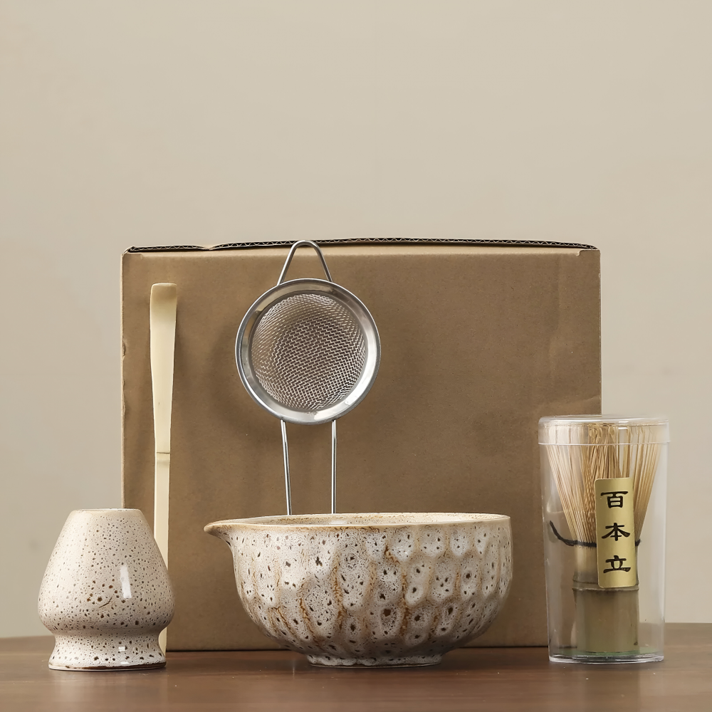 Ensemble en céramique pour matcha