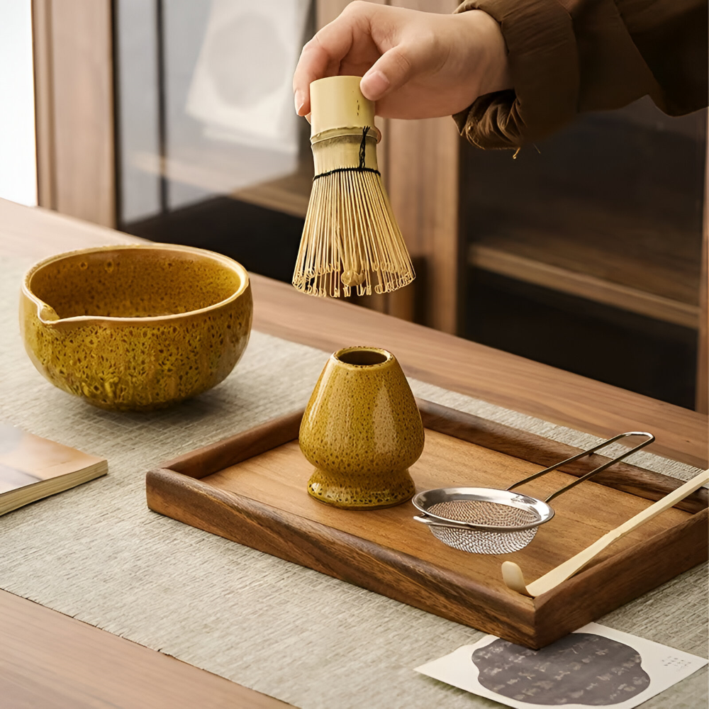 Ensemble en céramique pour matcha