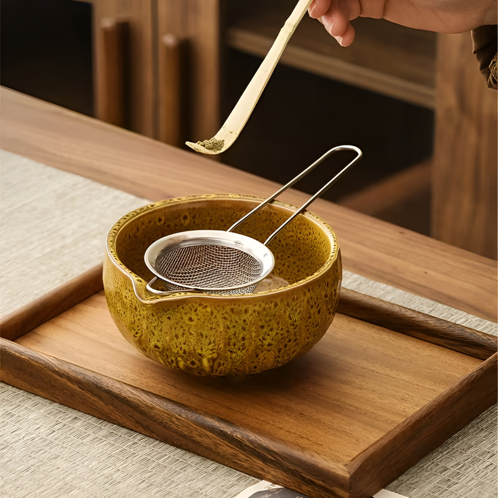 Ensemble en céramique pour matcha