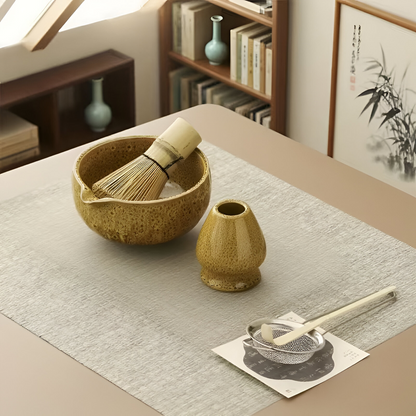 Ensemble en céramique pour matcha