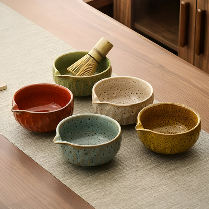 Ensemble en céramique pour matcha