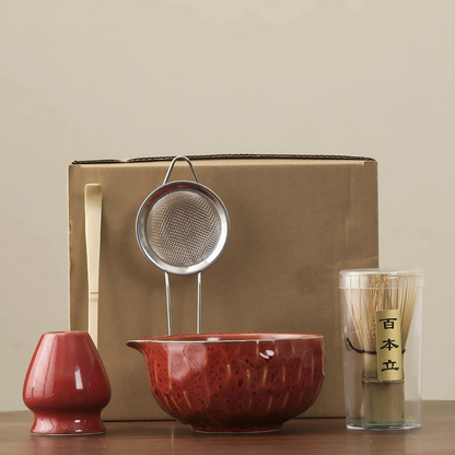 Ensemble en céramique pour matcha