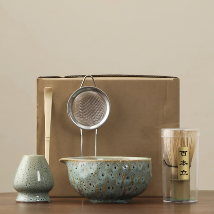 Ensemble en céramique pour matcha