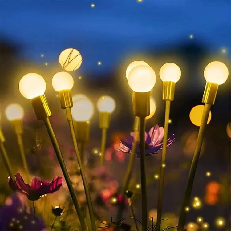 Solarna Lampa Ogrodowa LED Firefly z Efektem Ruchomych Punktów Światła 75 cm