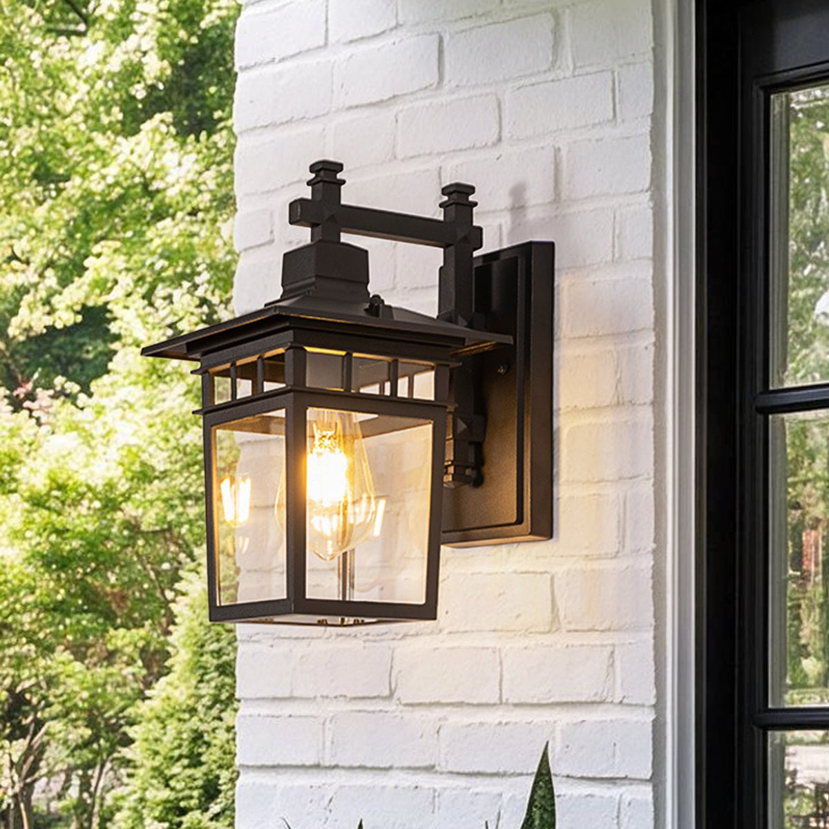 Outdoor lantern wall light IP65