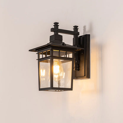 Outdoor lantern wall light IP65
