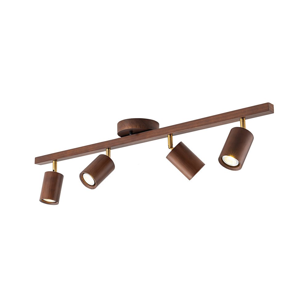 Plafonnier avec spots orientables gras