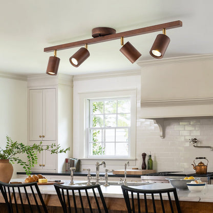 Plafonnier avec spots orientables gras