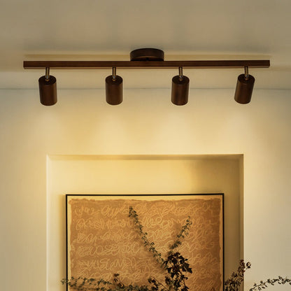 Plafonnier avec spots orientables gras