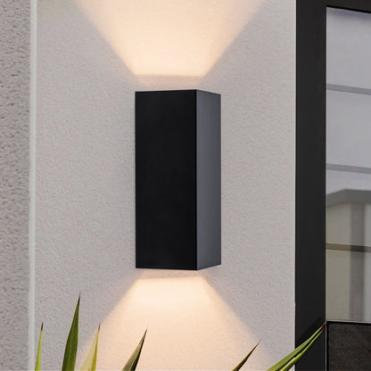 Applique murale extérieure LED rectangulaire