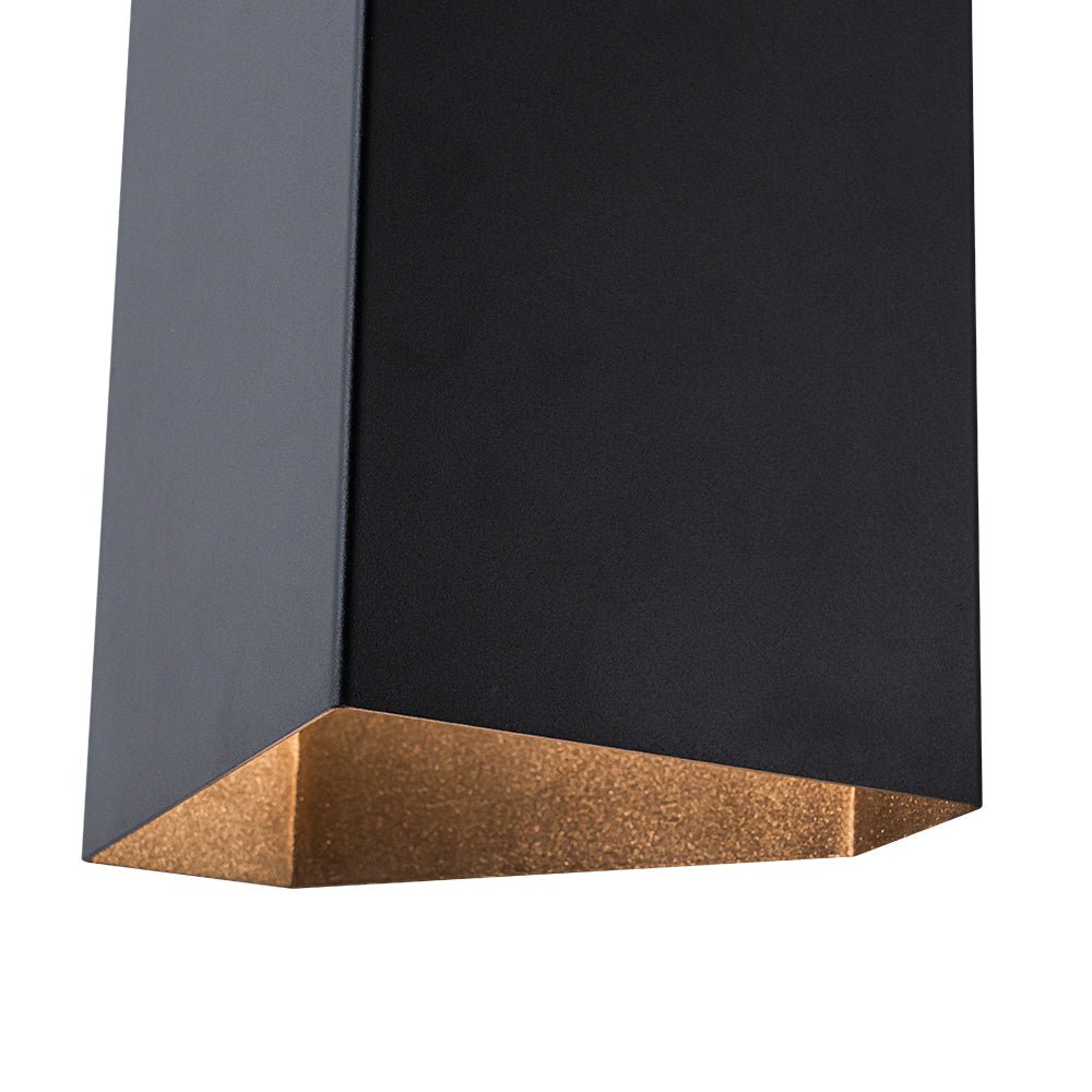 Applique murale extérieure LED rectangulaire