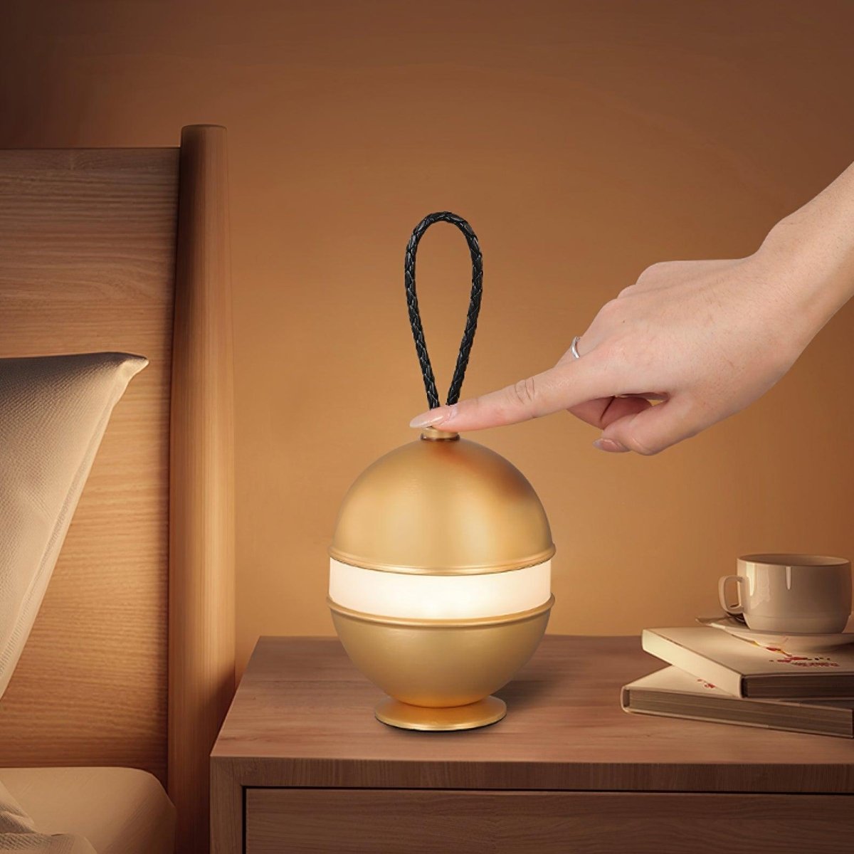 Bezprzewodowa Lampa Stołowa LED z Funkcją Dotykową i Zasilaniem Akumulatorowym