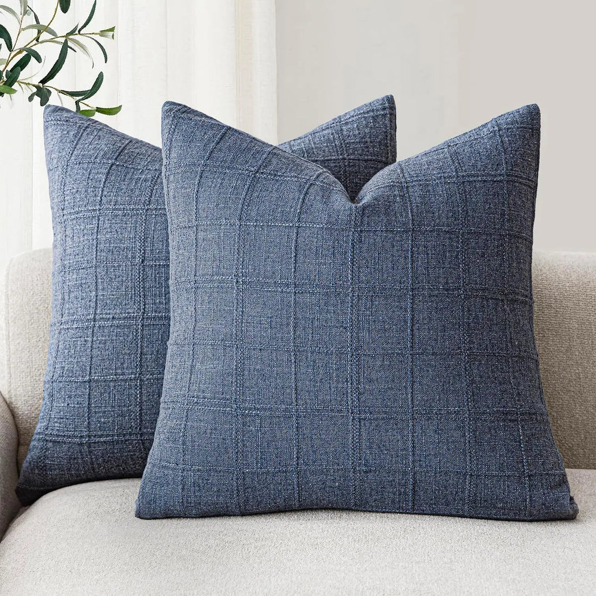 Plaid pillowcase