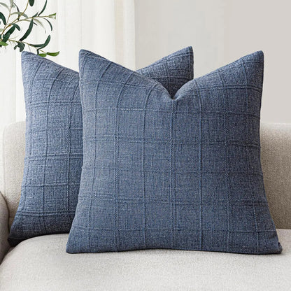 Plaid pillowcase