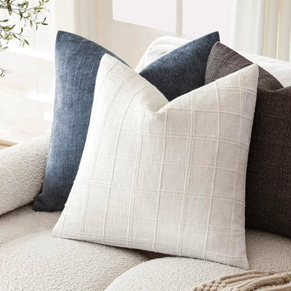 Plaid pillowcase