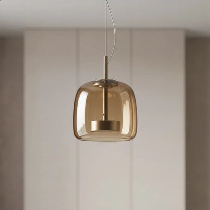 Lampa wisząca szklana