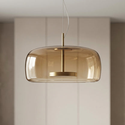 Lampa wisząca szklana
