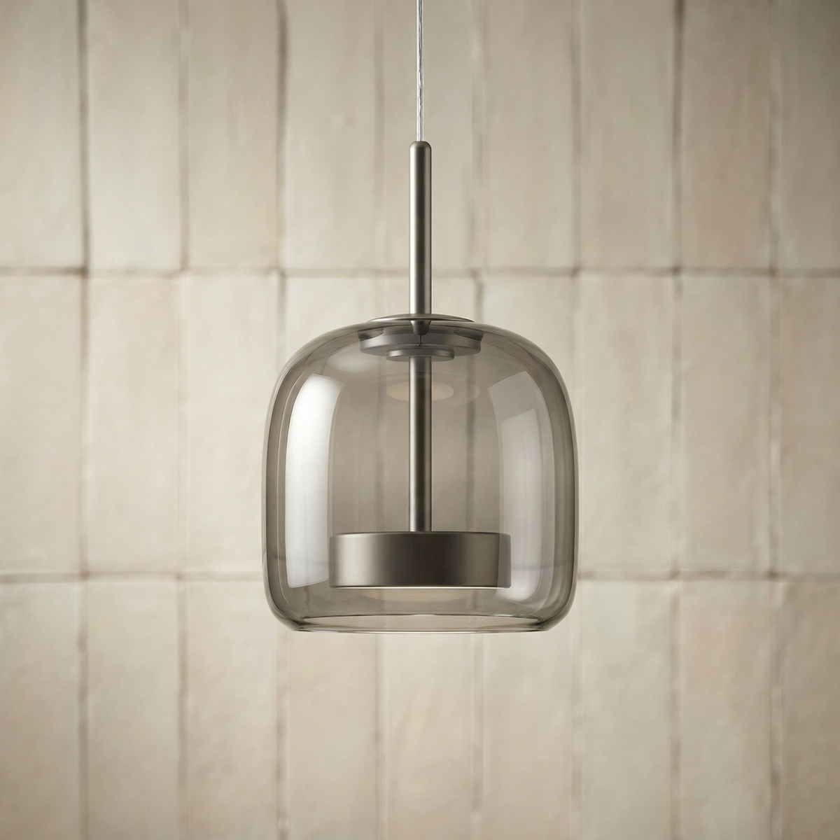 Lampa wisząca szklana