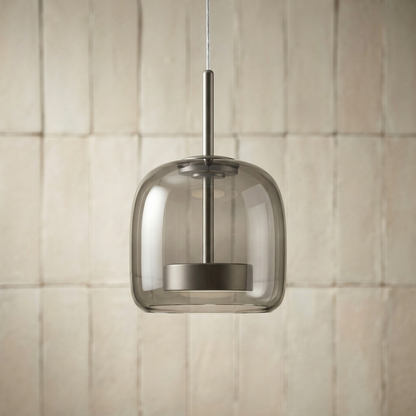 Lampa wisząca szklana