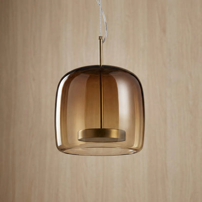 Lampa wisząca szklana