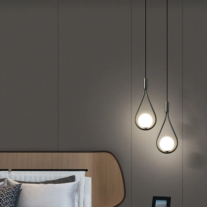 Lampa wisząca w kształcie kropli
