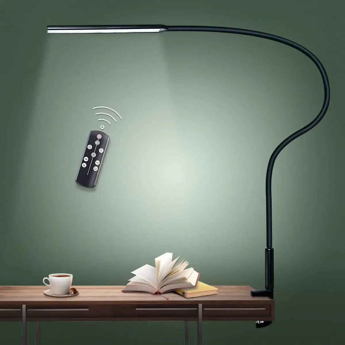 Lampka biurkowa LED z klipsem