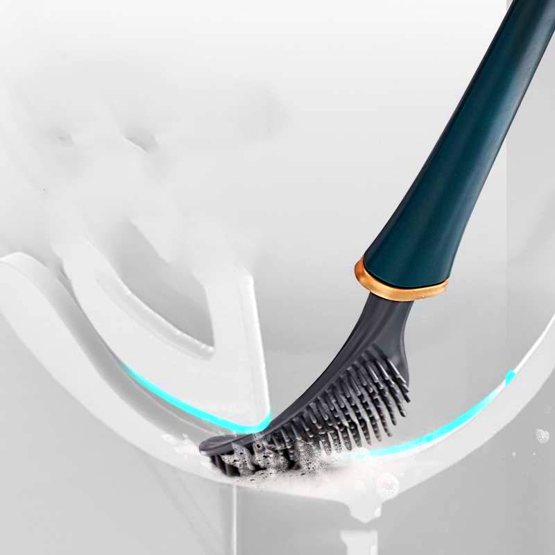 Silikonowa szczotka do WC z uchwytem