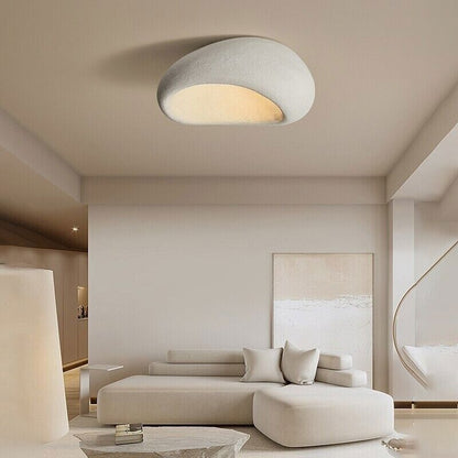 Lampa sufitowa LED z żywicy i metalu, ciepłe światło 3000K, do wnętrz mieszkalnych