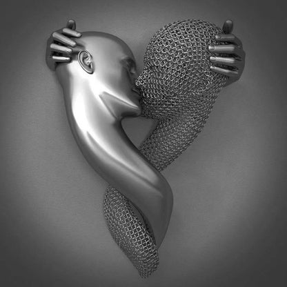 3D hands canvas print