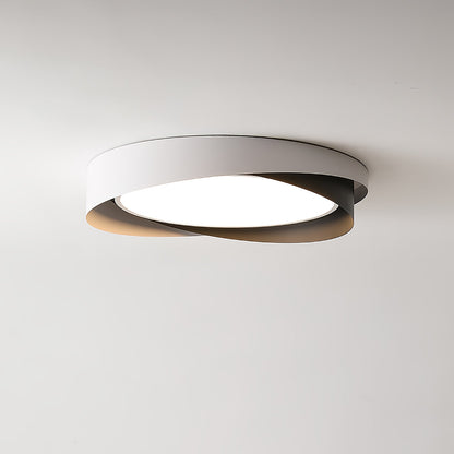 Plafon LED Okrągły Halo z Zintegrowanym Oświetleniem i Metalową Obudową