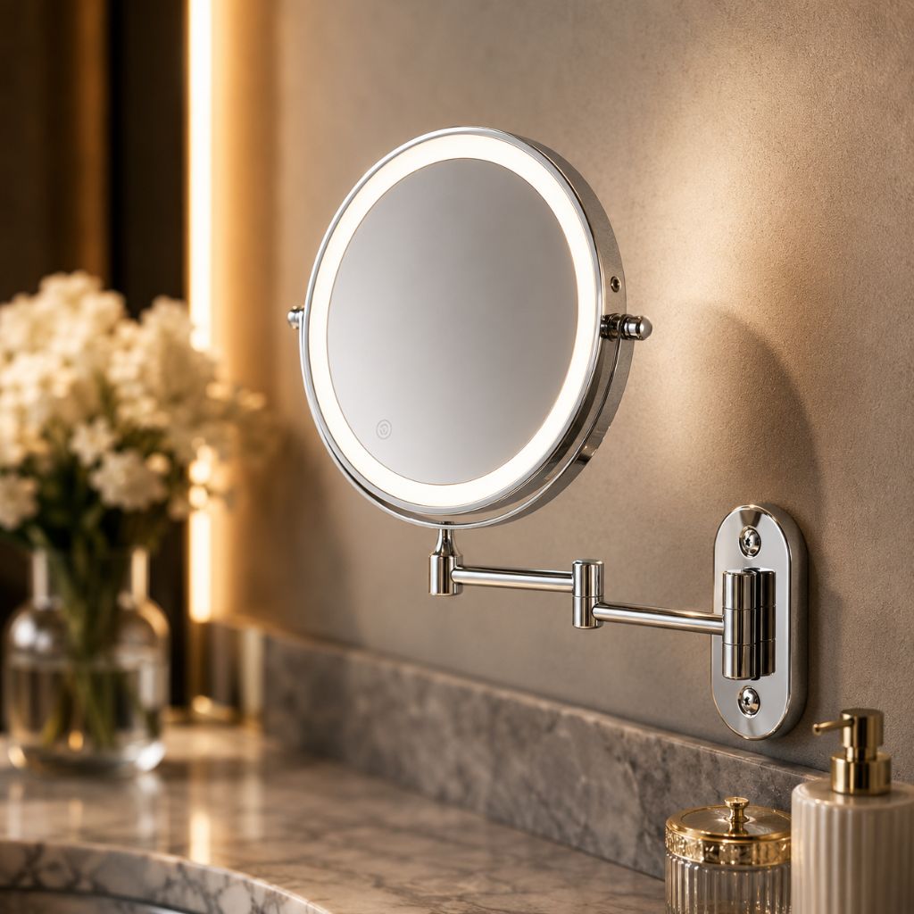 Miroir LED grossissant