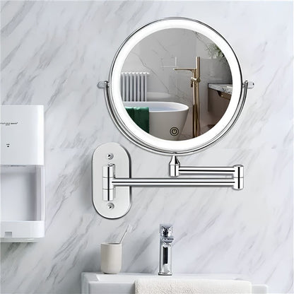 Miroir LED grossissant