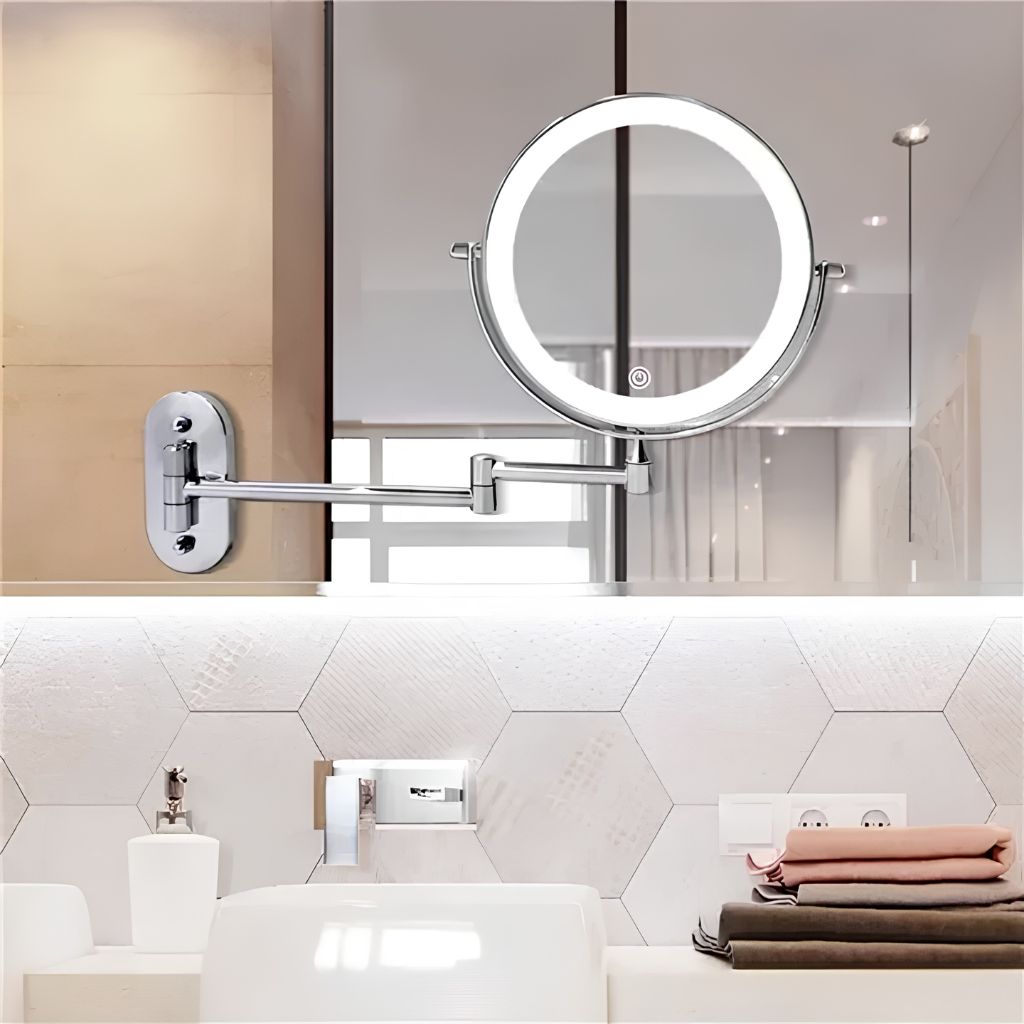 Miroir LED grossissant