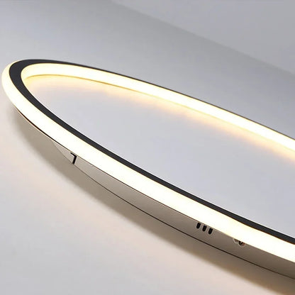 Plafonnier LED rond et plat