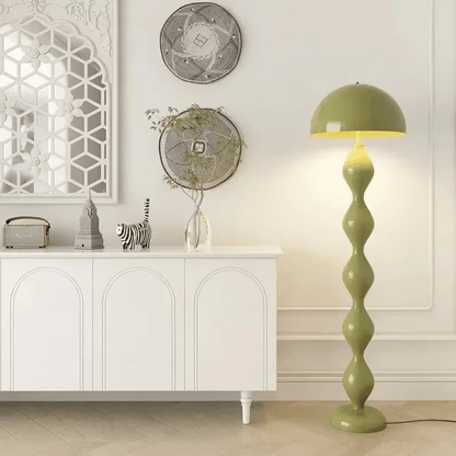 Lampa podłogowa LED w stylu skandynawskim z 3 punktami światła i gwintem E27