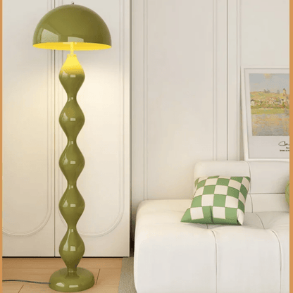 Lampa podłogowa LED w stylu skandynawskim z 3 punktami światła i gwintem E27