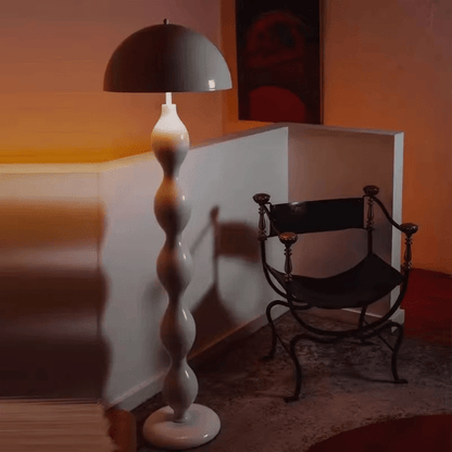 Lampa podłogowa LED w stylu skandynawskim z 3 punktami światła i gwintem E27