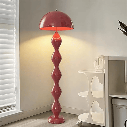 Lampa podłogowa LED w stylu skandynawskim z 3 punktami światła i gwintem E27