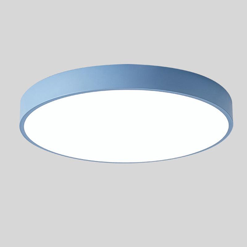Plafon LED okrągły z elementem drewnianym do sypialni i wnętrz